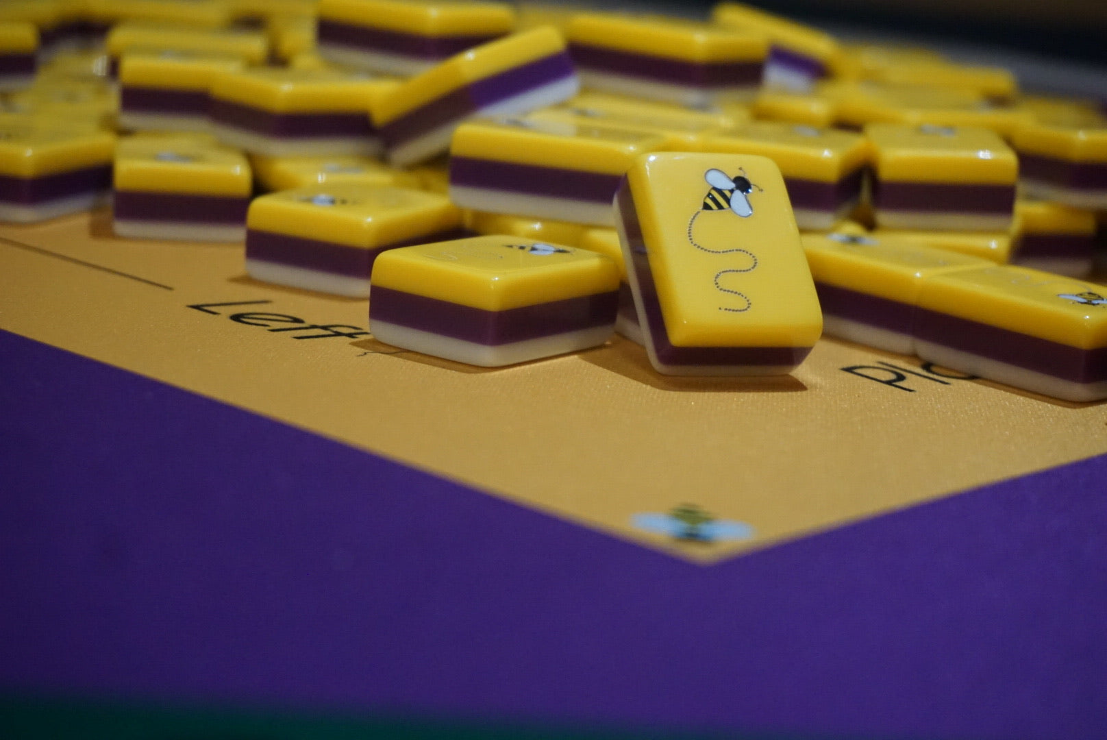 Pre-Order - Geaux Bee Social Mahjong Tiles