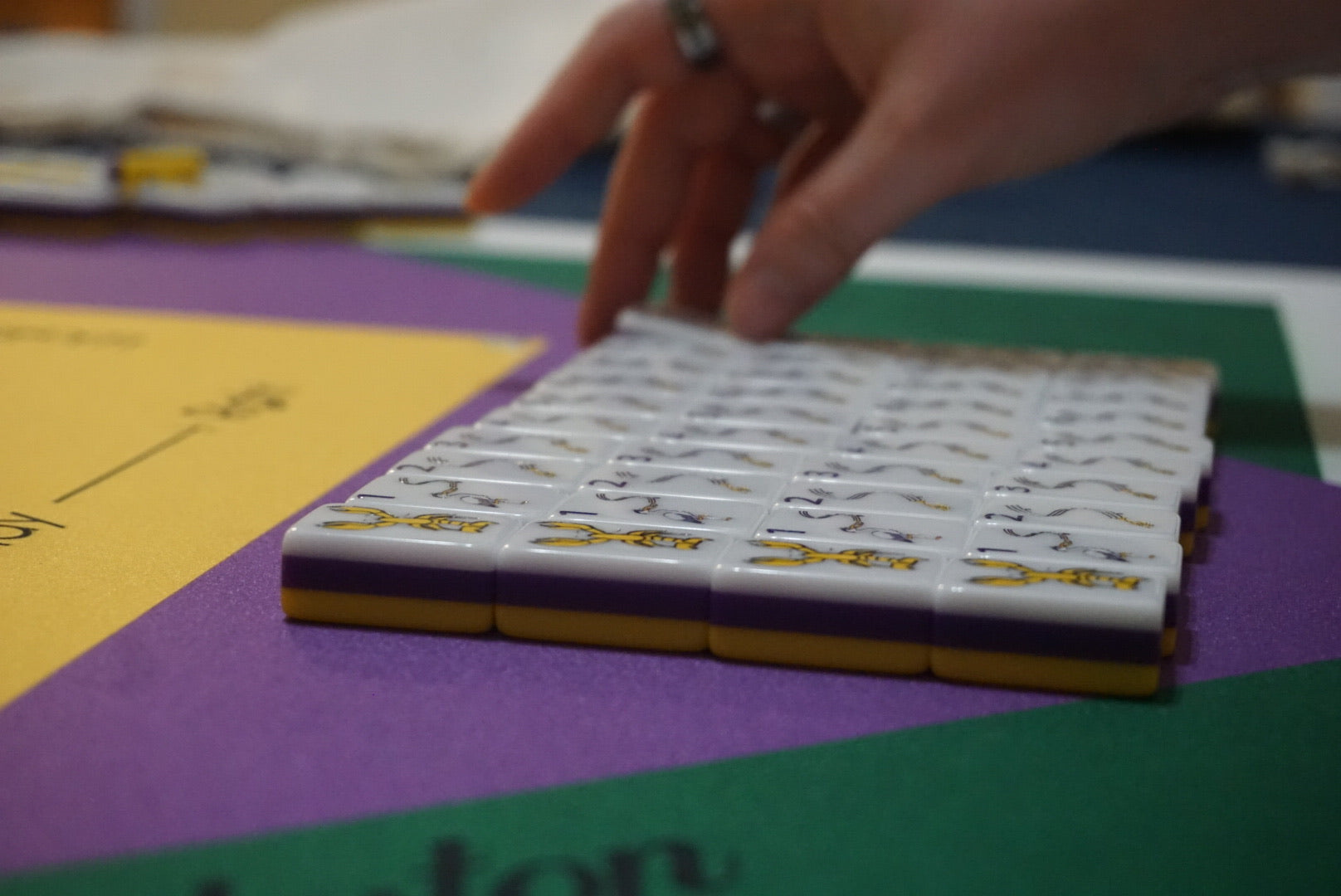 Pre-Order - Geaux Bee Social Mahjong Signature Set
