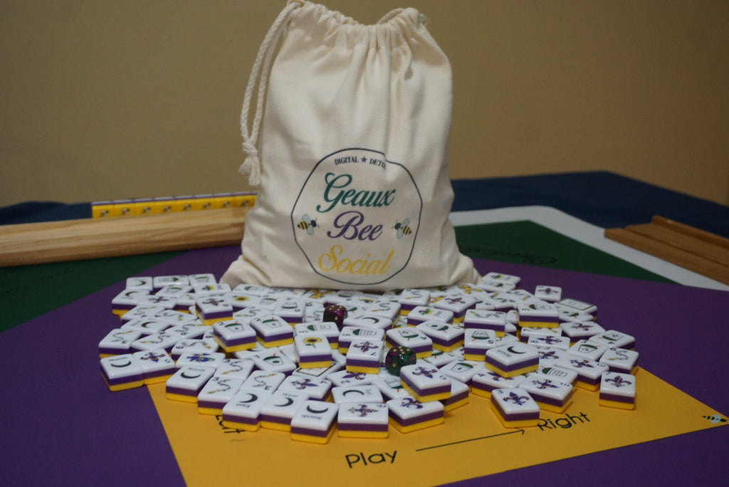 Pre-Order - Geaux Bee Social Mahjong Signature Set