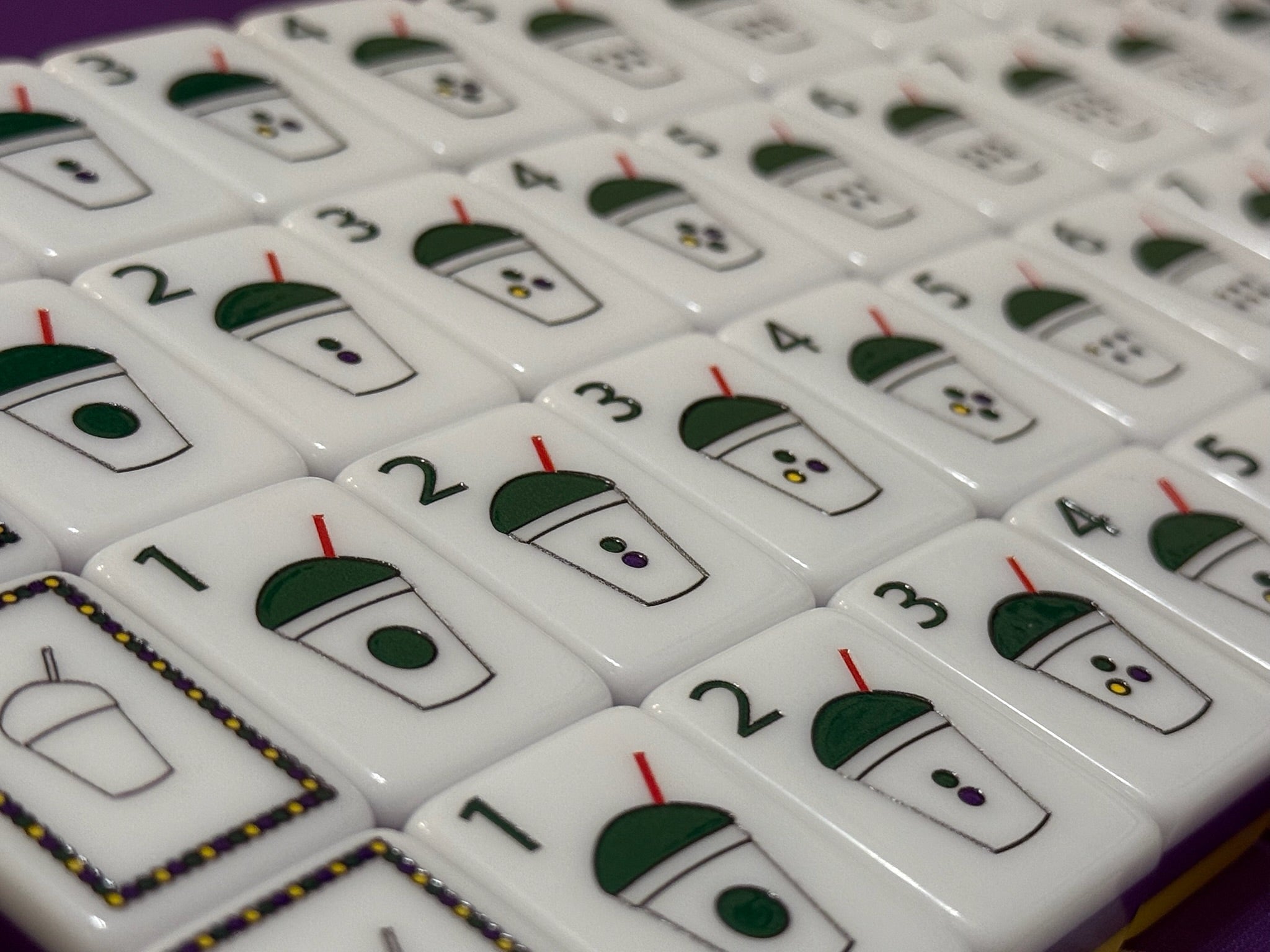 Pre-Order - Geaux Bee Social Mahjong Tiles