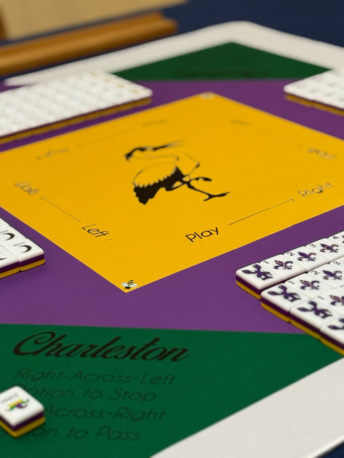 Geaux Bee Social Mahjong Mat